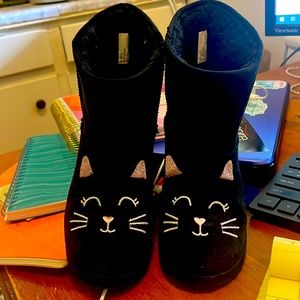 Black Cat toddler boots